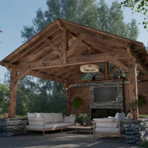 Timber Frame Pavilion HT